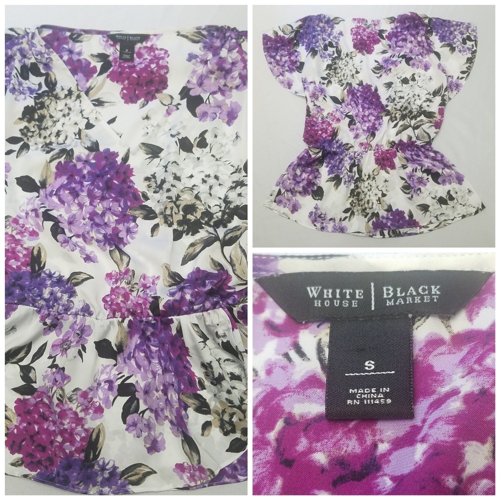 White House Black Market Blouse Size S